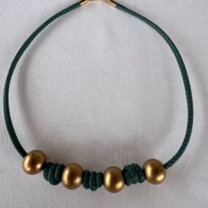Collar pequeño 3 Promesas con cuentas
